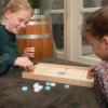 Sling Puck-spel och bordshockey , H: 3 cm, L: 39 cm, B: 21 cm, ENG,FR,NL,ES,IT,DE, 13 delar/ 1 förp.