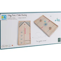 Sling Puck-spel och bordshockey , H: 3 cm, L: 39 cm, B: 21 cm, ENG,FR,NL,ES,IT,DE, 13 delar/ 1 förp.