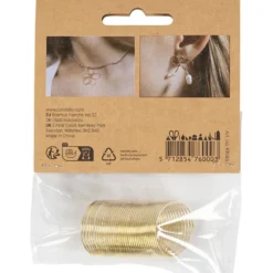 Smyckestråd, tjocklek 1 mm, förgylld, 2.50 m/ 1 förp.