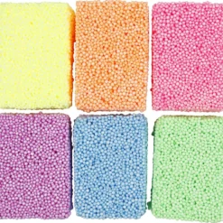Soft Foam, neonfärger, 6x10 g/ 1 förp.