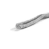 Spagettigarn, L: 35 M, ca. 10 mm, grå, 100 g/ 1 nystan