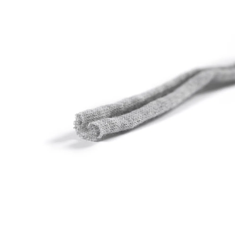 Spagettigarn, L: 35 M, ca. 10 mm, grå, 100 g/ 1 nystan