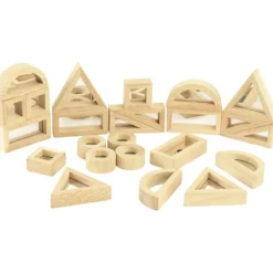 Spegelklossar, stl. 2,5x5x10 cm, 24 st./ 1 förp.