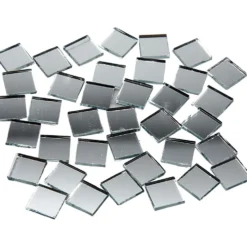 Spegelmosaik, stl. 10x10 mm, tjocklek 2 mm, 500 st./ 1 förp.