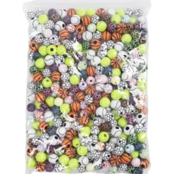 Sportpärlor, Dia. 10+11 mm, Hålstl. 1,5+3 mm, 270 g/ 1 förp.