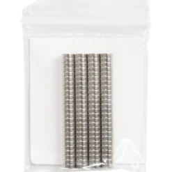 Stark magnet ”NdFeB” , Dia. 5 mm, tjocklek 2 mm, 100 st./ 1 förp.
