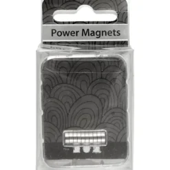 Stark magnet ”NdFeB” , Dia. 5 mm, tjocklek 2 mm, 10 st./ 1 förp.