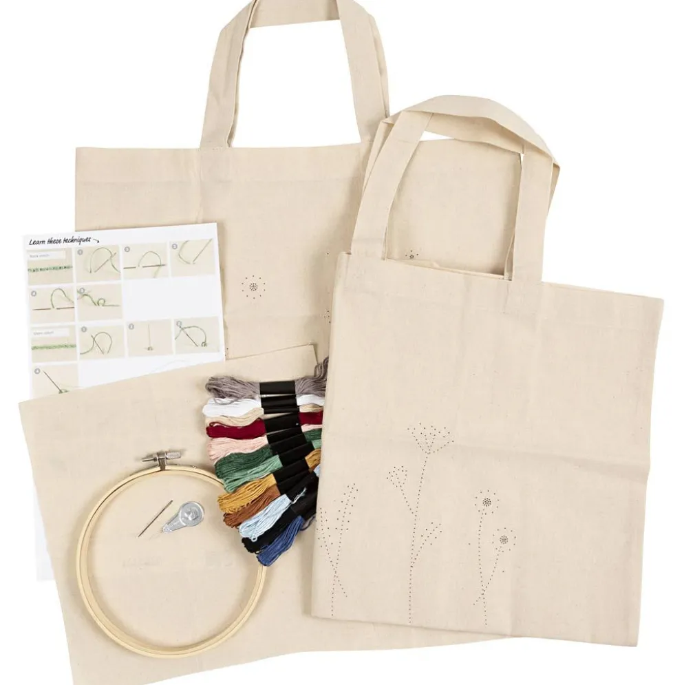 Start DIY Kit Broderi, Blommor, 1 förp.