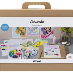 Start DIY Kit Gouache, Målningar, mixade färger, 1 förp.