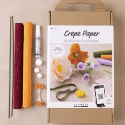 Start DIY Kit Kräppapper, mixade färger, 1 förp.