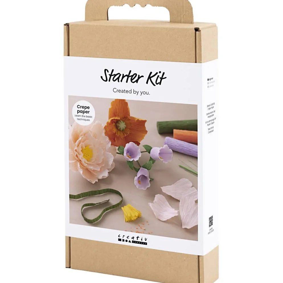 Start DIY Kit Kräppapper, mixade färger, 1 förp.