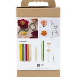 Start DIY Kit Kräppapper, mixade färger, 1 förp.
