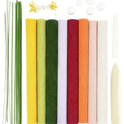 Start DIY Kit Kräppapper, mixade färger, 1 förp.