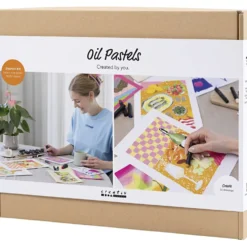 Start DIY Kit Oljepastell, mixade färger, 1 förp.