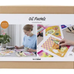 Start DIY Kit Oljepastell, mixade färger, 1 förp.