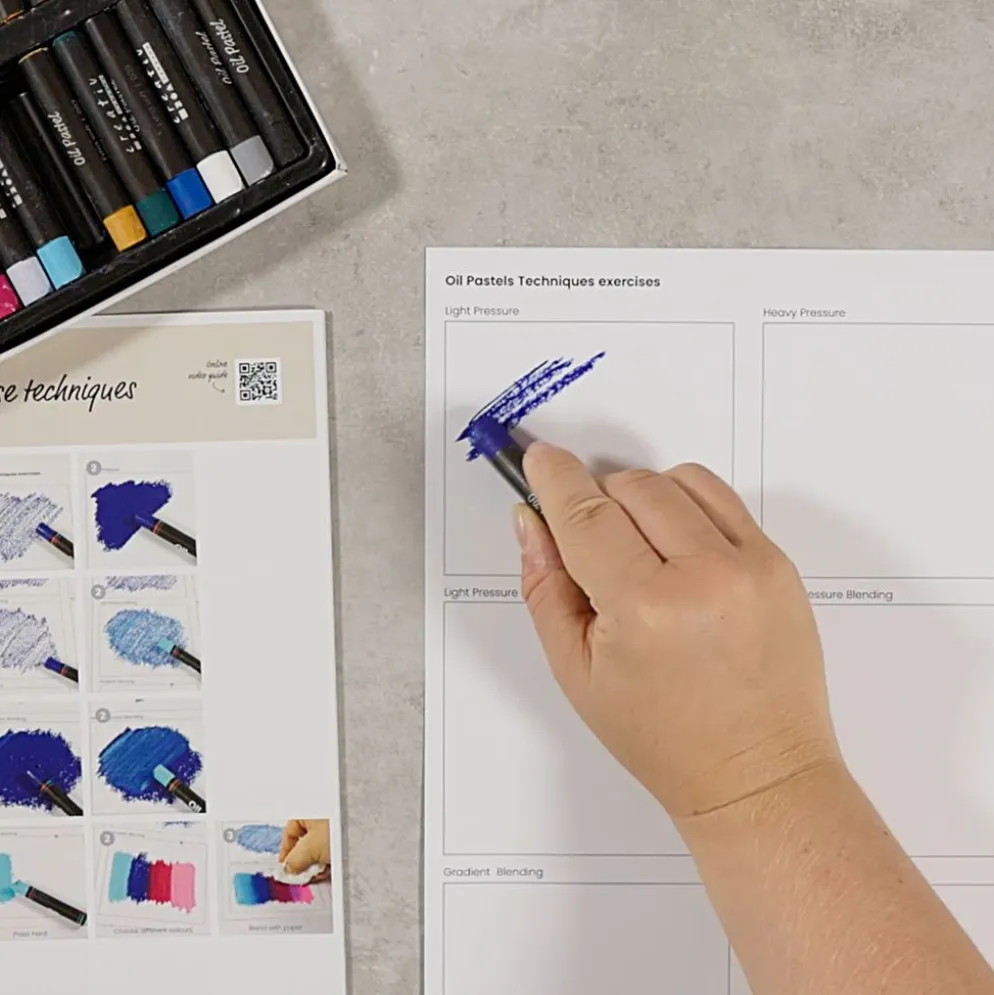 Start DIY Kit Oljepastell, mixade färger, 1 förp.