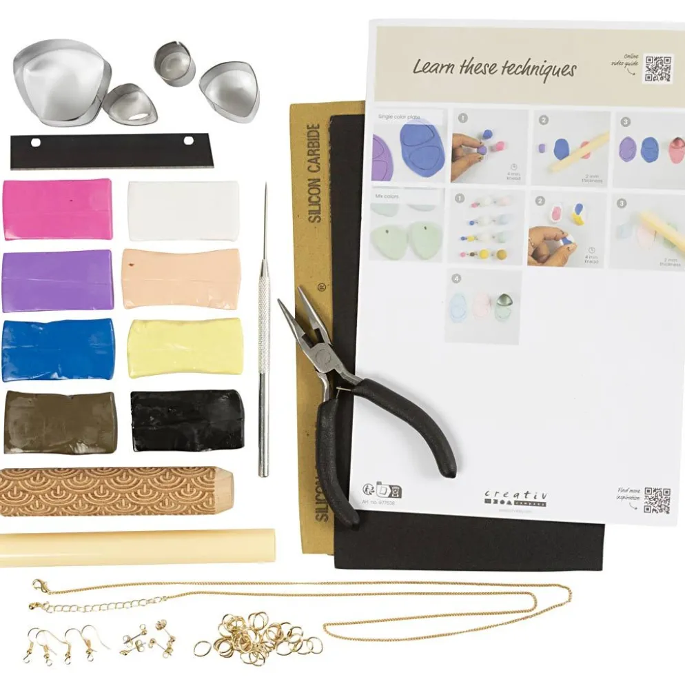 Start DIY Kit Smyckeslera, Smycken, mixade färger, 1 förp.
