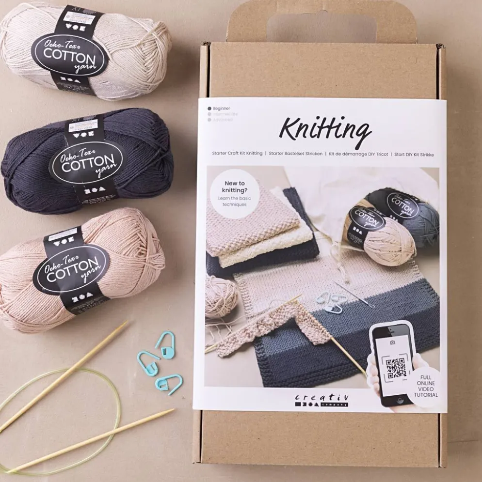 Start DIY Kit Stickning, 1 förp.