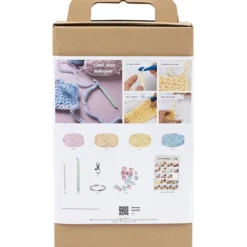 Start DIY Kit Virkning, Väskor, mixade färger, 1 förp.