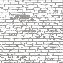 Stencil, mur, stl. 30,5x30,5 cm, tjocklek 0,31 mm, 1 ark