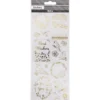 Stickers, fåglar, ark 10x24 cm, ca. 17 st., guld, 1 ark
