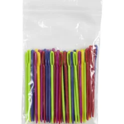 Sticknålar, L: 7 cm, mixade färger, 50 st./ 1 förp.
