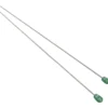 Stickor i aluminium, L: 30 cm, stl. 2 mm, 5 par/ 1 förp.