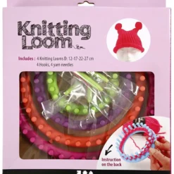 Stickringar, Dia. 12-17-22-27 cm, 1 set