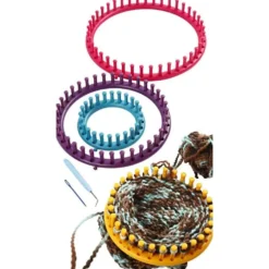Stickringar, Dia. 12-17-22-27 cm, 1 set