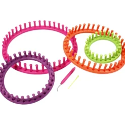 Stickringar, Dia. 12-17-22-27 cm, 1 set