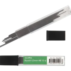 Stift till stiftblyerts, tjocklek 0,5 mm, 24x12 st./ 1 förp.