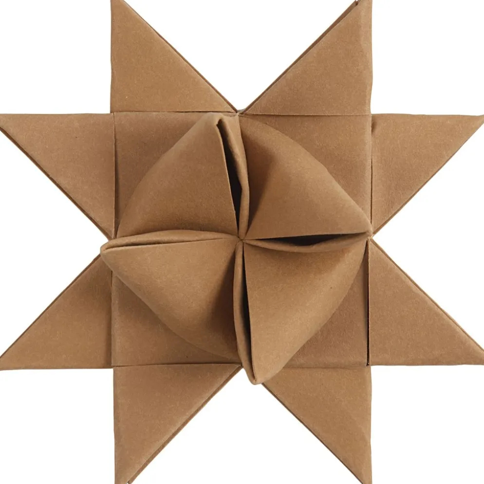 Stjärnstrimlor, L: 44+78 cm, B: 15+25 mm, 350 g, beige, 24 strimlor/ 1 förp.