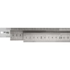 Stållinjal, L: 30 cm, 1 st.