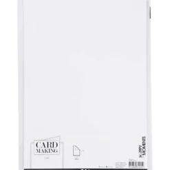Strukturerad kartong, A4, ark 210x297 mm, 220 g, vit, 10 ark/ 1 förp.