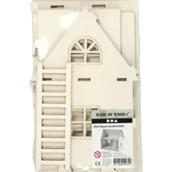 Sätt-ihop-själv dockhus, H: 25 cm, stl. 18x27 cm, 1 st.