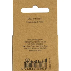 Sötvattenspärlor, Dia. 4-6 mm, Hålstl. 1 mm, Längsgående perforering, pärlemor, 55 st./ 1 förp.