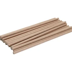 Sugrör av oblekt kraftpapper, L: 195 mm, Dia. 6 mm, 250 st./ 1 förp.