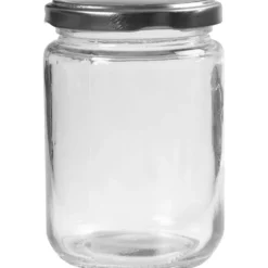 Syltburkar, H: 11 cm, Dia. 7,5 cm, 370 ml, transparent, 6 st./ 1 förp.