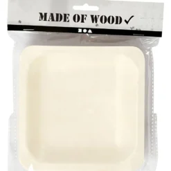 Tallrikar, H: 2 cm, stl. 14x14 cm, 12 st./ 1 förp.