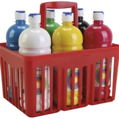 Temperafärg Matt, matt, mixade färger, 6x1000 ml/ 1 förp.
