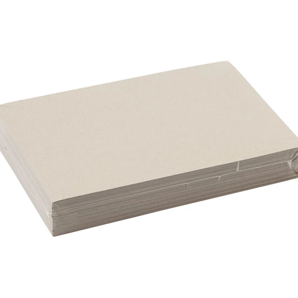 Återvunnen Kartong, A4, ark 210x297 mm, 225 g, grå brun, 125 ark/ 1 förp.