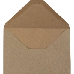 Återvunnet kuvert, kuvertstl. 11,5x16 cm, 120, natur, 50 st./ 1 förp.