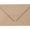 Återvunnet kuvert, kuvertstl. 7,8x11,5 cm, 120 g, natur, 50 st./ 1 förp.