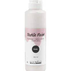 Textilfärg, pärlemor, transparent, base, 250 ml/ 1 flaska