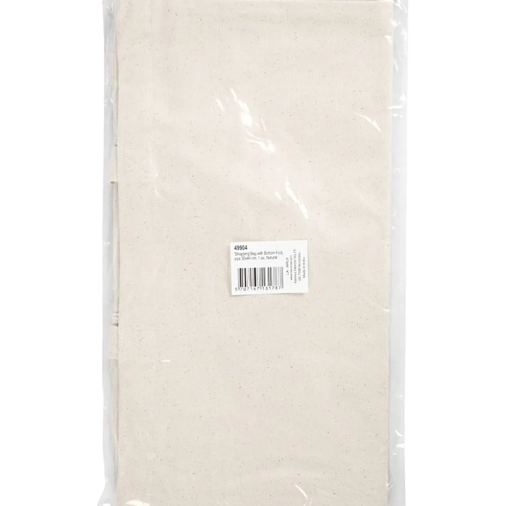 Textilkasse, stl. 39x44x10 cm, 310 g, ljusnatur, 1 st.