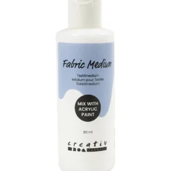 Textilmedium, Blanda med akrylfärg, transparent, 80 ml/ 1 flaska