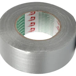 Textiltejp, B: 50 mm, silver, 50 m/ 1 rl.