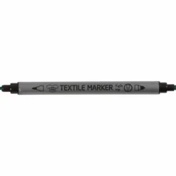 Textiltuschpennor, spets 2,3+3,6 mm, standardfärger, 6 st./ 1 förp.