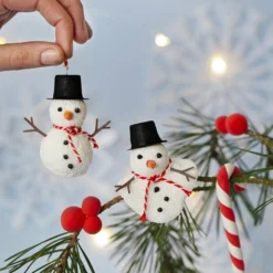Tillbehör till snögubbe, stl. 2,3-7 cm, 3 set/ 1 förp.