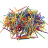Tändstickor, L: 5 cm, mixade färger, 4300 st., 500 g/ 1 förp.